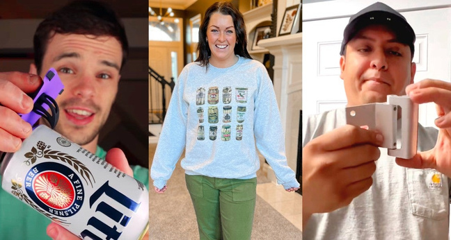 Ein Plastikdorn zum Dosenstechen, ein Sweatshirt mit aufgedruckten Einmachgläsern und ein Türverstärkungsschloss: Diese drei Produkte sind jeweils mehr als 10.000 Mal über Tiktok verkauft worden