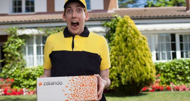 "Schrei vor Glück!", Screenshot aus einem Zalando-Werbespot