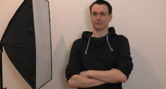 Martin Tangermann in seinem Studio