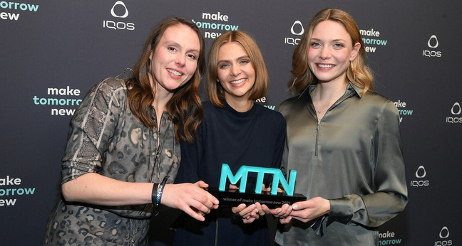 Die drei bei MAKE TOMORROW NEW ausgezeichneten Frauen hinter Mujo: Annekathrin Grüneberg, Malu Lücking und Juni Sun Neyenhuys