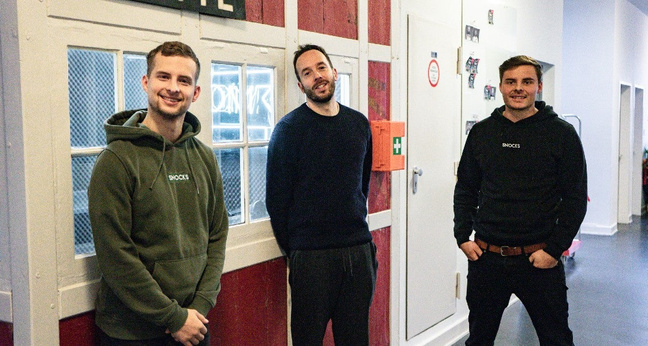 Die Snocks-Gründer zu Besuch bei OMR.