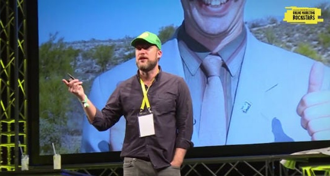Moviepilot-CEO Tobias Bauckhage auf der Online Marketing Rockstars-Konferenz 
