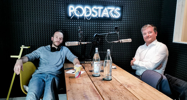 Philipp "Pip" Klöckner bei der Podcastaufnahme 2020