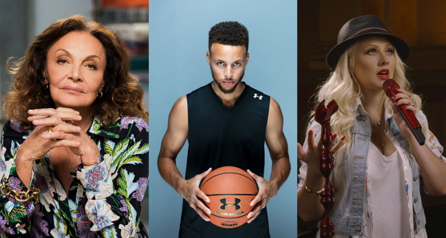 Diane von Furstenberg Stephen Curry Christina Aguilera Masterclass OMR