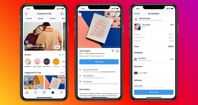 Facebook Shops in Instagram