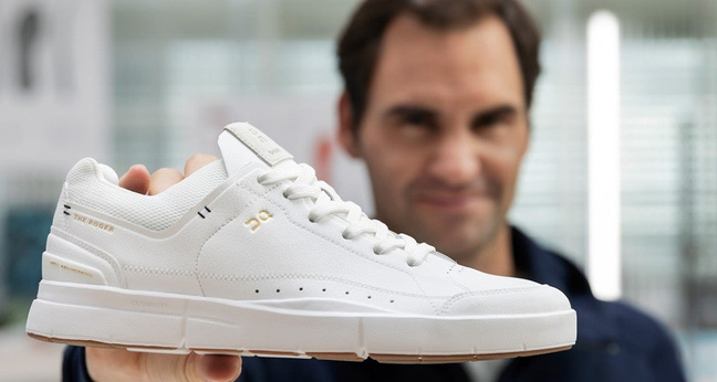 Roger Federer mit "The Roger von On