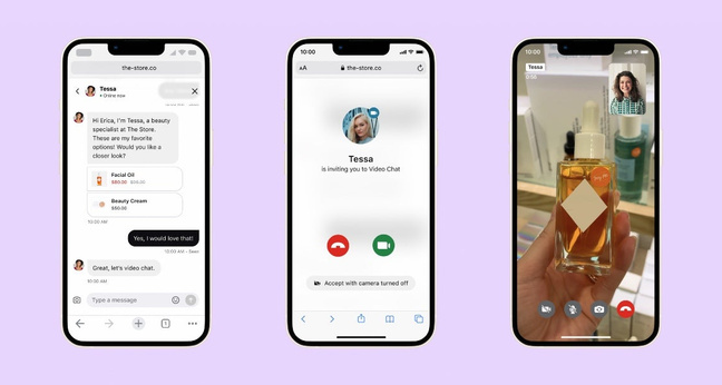 Die Live-Shopping-Funktion von Klarna kann bei Online-Shops auf der Seite eingebunden werden. Foto: Klarna