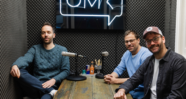 Philipp Westermeyer, Christoph Schramm und Michael Götz trafen sich in Hamburg.
