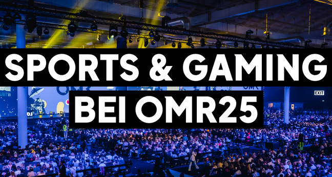Beim OMR Festival 2025 erwartet dich eine breite Palette an Themen aus dem Bereich Sports & Gaming.