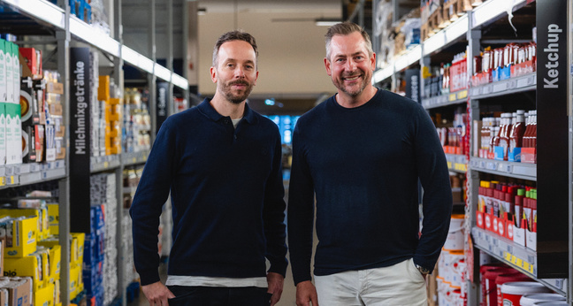 OMR-Gründer Philipp Westermeyer und Metro-Chef Steffen Greubel