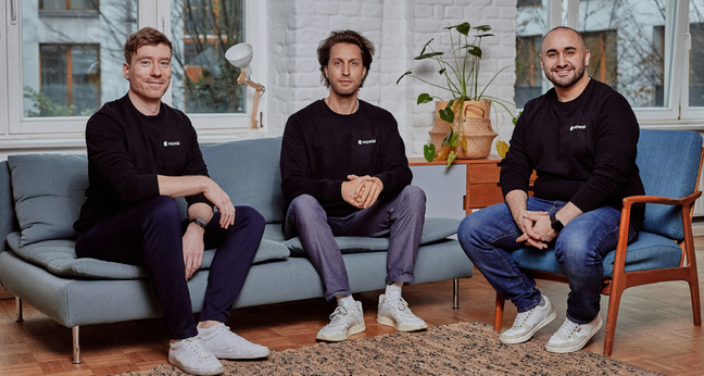 Die Experial-Gründer Nils Rethmeier, Tobias Klinke und Nader Fadl (v.l.)