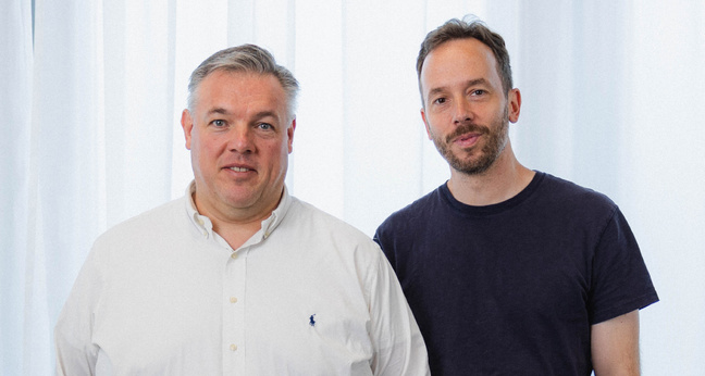 Rolf Schumann und Philipp Westermeyer trafen sich in Neckarsulm zur Aufnahme. 