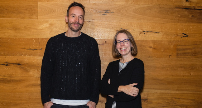 Philipp Westermeyer und Ex-Staatsanwältin Anne Brorhilker trafen sich in Berlin