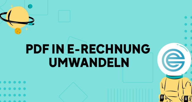 Titelbild: PDF in e-rechnung umwandeln ebill