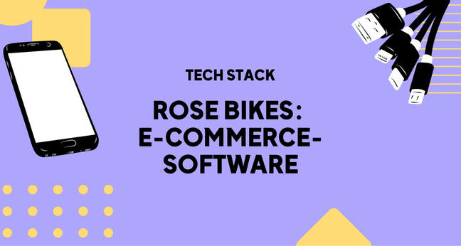 E-Commerce Software Tools von Rose Bikes