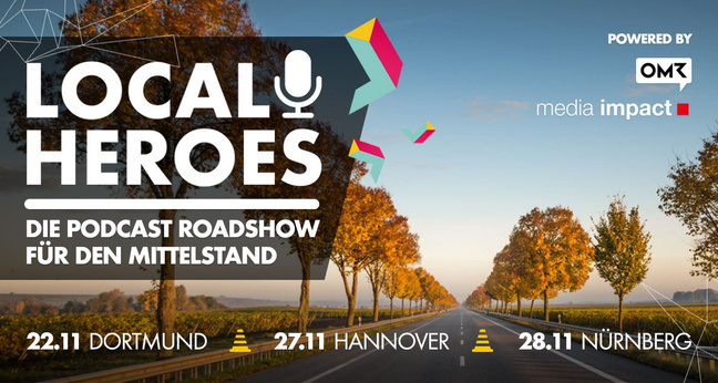OMR Media Impact Local Heroes Podcast Roadshow