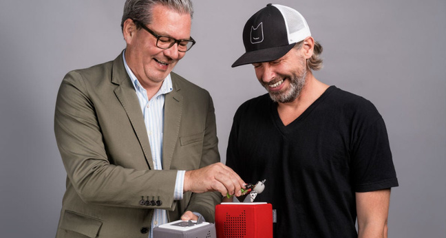 Marcus Stahl und Patric Faßbender von Boxine