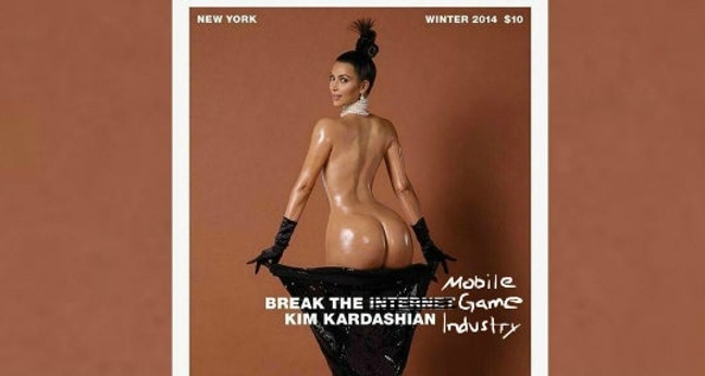 Kim Kardashian revolutioniert Mobile Marketing für Smartphone Games. (Quelle: Paper Magazine)