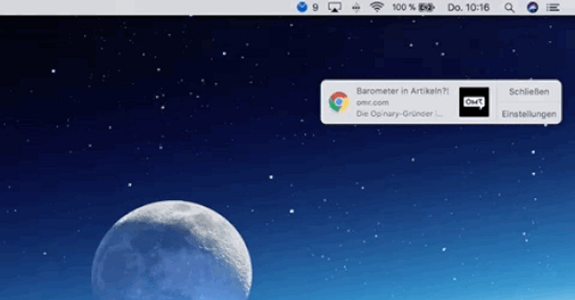 ioPUSH Browser-Notification