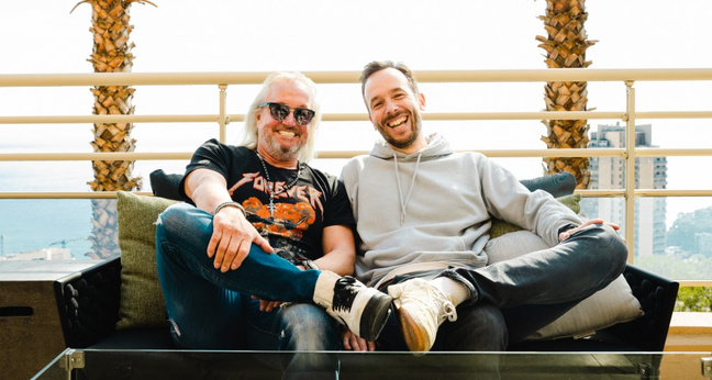 OMR-Gründer Philipp Westermeyer hat Robert Geiss für die Aufnahme in Monaco besucht. Foto: Rikkert Aussems