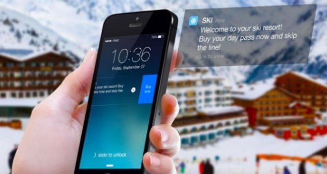 Erleben wir bald die große Vermarktung von Push Notifications? (Screenshot aus einer Matchinguu-Präsentation.).
