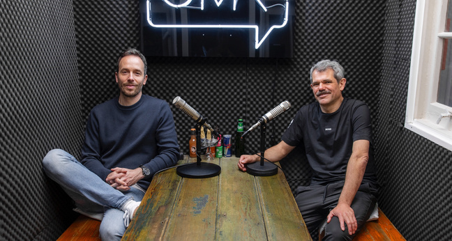 Radsport-Manager Ralph Denk zu Besuch bei OMR