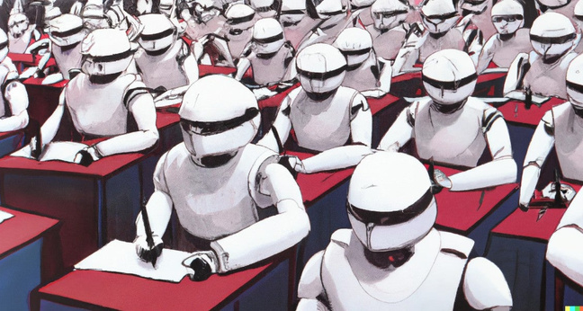 Eine Armee von Robotern, die Content verfasst