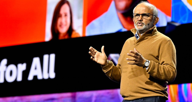 Shantanu Narayen beim "Adobe Summit 2023"