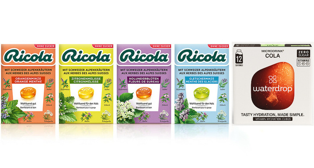 Ricola und Waterdrop machen künftig gemeinsame Sache