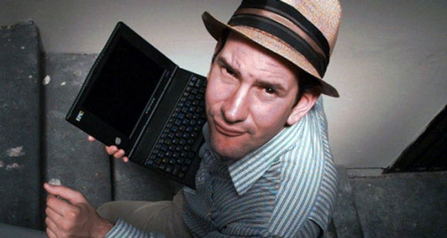 Matt Drudge im Jahr 1997 in seinem Apartment in Hollywood