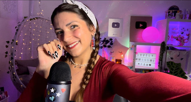 Als ASMR Miss Mi hat Mina eine Millionen-Reichweite aufgebaut. Foto: ASMR Miss Mi