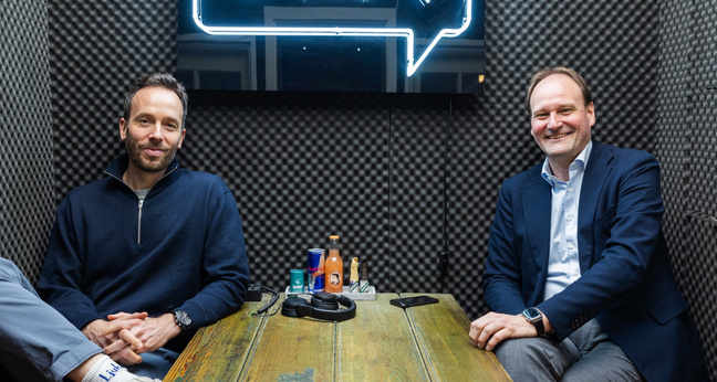 Philipp Westermeyer und Markus Miele trafen sich zur Podcast-Aufnahme