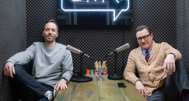 OMR-Gründer Philipp Westermeyer und Mode-Influencer Ben Bernschneider