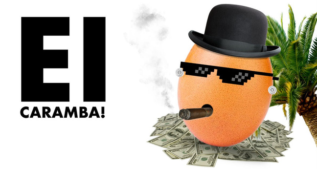 World Record Egg Instagram Foto Rekord OMR