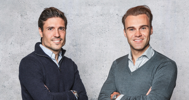 Fanbase-Gründer Stefan Wiegard und Fabian Heuschele