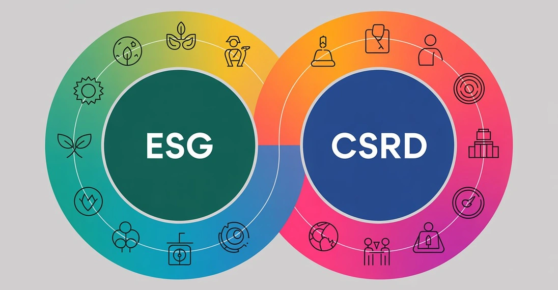 CSRD und ESG Unterschied