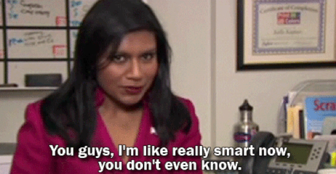 Wissensdatenbank aufbauen Gif mit Spruch 