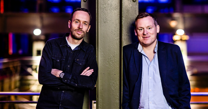 Philipp Westermeyer und Sven Schmidt sprechen im Podcast über das OMR Festival und aktuelle Themen aus der Startup-Welt. Foto: Anne Orthen