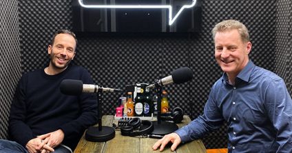 FKP-Scorpio-Gründer Folkert Koopmans (rechts) zu Gast bei Philipp Westermeyer im OMR-Studio. Foto: OMR