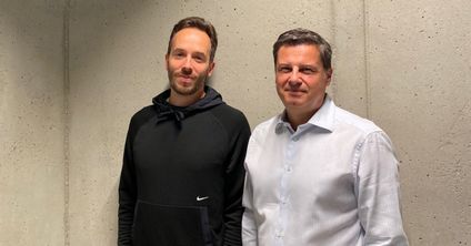 Philipp Westermeyer und Christian Seifert beim Treffen in Berlin. Foto: OMR