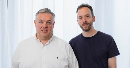 Rolf Schumann und Philipp Westermeyer trafen sich in Neckarsulm zur Aufnahme. 