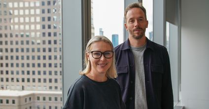Kathrin Hamm und Philipp Westermeyer trafen sich im One World Trade Center in New York.