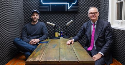 Philipp Westermeyer und Harald Christ trafen sich in Hamburg zur Aufnahme. 