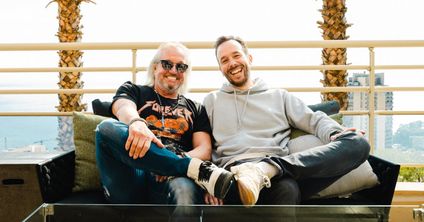 OMR-Gründer Philipp Westermeyer hat Robert Geiss für die Aufnahme in Monaco besucht. Foto: Rikkert Aussems