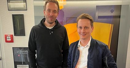 OMR-Gründer Philipp Westermeyer und Bild-Chefredakteur Johannes Boie trafen sich in Berlin. Foto: OMR