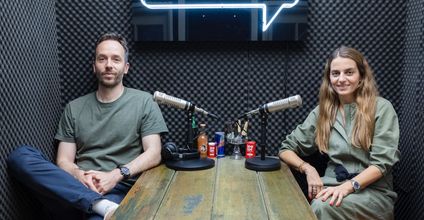 Lili Radu und Philipp Westermeyer trafen sich in Hamburg zur Aufnahme