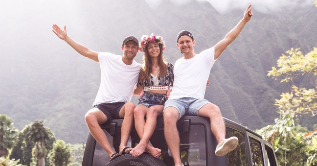 Purelei-Gründer auf Hawaii