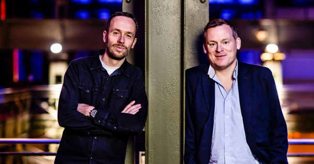 Philipp Westermeyer und Sven Schmidt sprechen im Podcast über das OMR Festival und aktuelle Themen aus der Startup-Welt. Foto: Anne Orthen