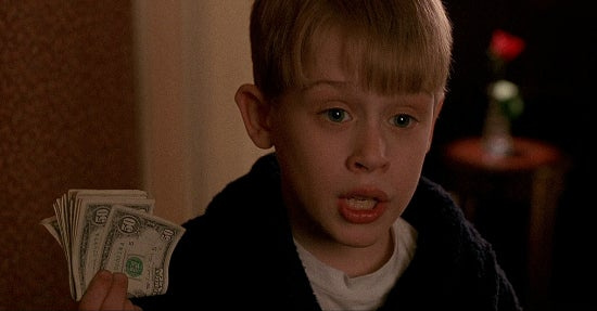 Allein zu Haus und trotzdem einige Dollar in der Tasche. (Foto: David)