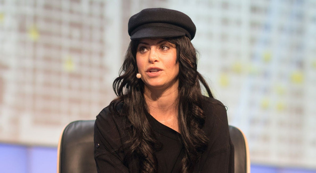 Sophia Amoruso on stage at OMR18